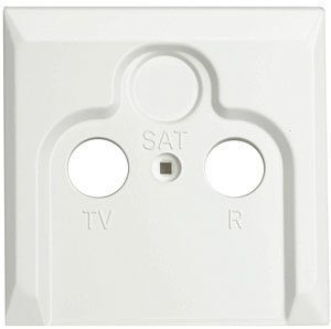 Artic antennikeskiölevy R+TV+SAT valkoinen