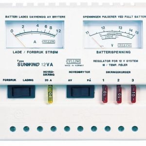 Aurinkopaneelin lataussäädin Sunwind 12VA analoginen