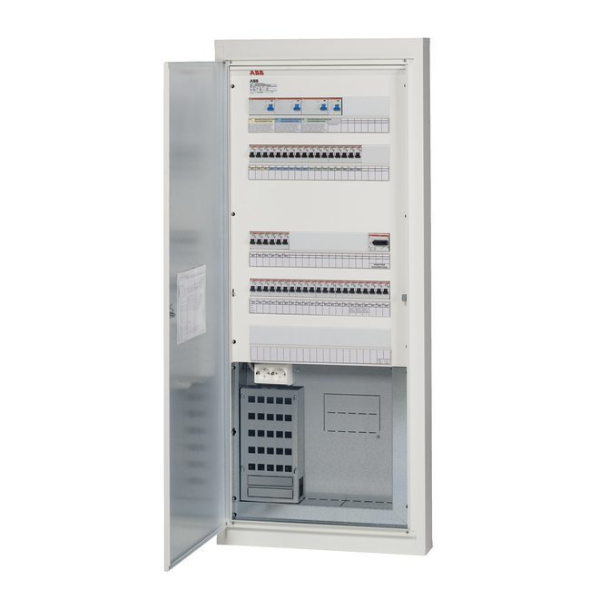 Data-ryhmäkeskus COMBI5E44S25 50A IP20C uppo/pinta