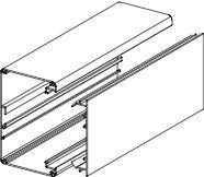 Johtokanavan runko Ductel Twist 100x65 TB1010-1 alumiini