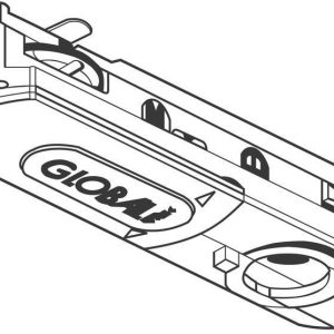 Kosketinkiskoadapteri Global Trac GB66-3