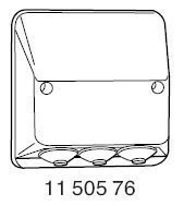 Liitäntäkansi IP44 3-johd. RLK 43