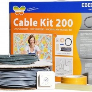 Lämpökaapelipaketti Ebeco Cable Kit 200 107m 1180W