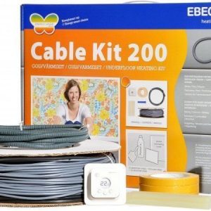 Lämpökaapelipaketti Ebeco Cable Kit 200 43m 470W