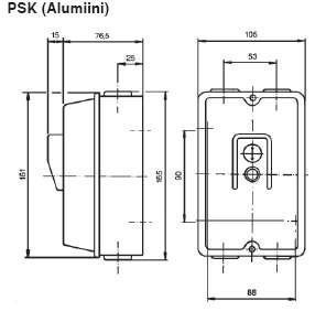 Metallikotelo Katko PSK 16