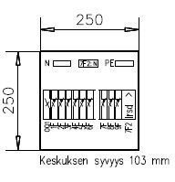 Ryhmäkeskus IP30 Pointer 1P 3409