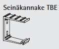 Seinäkannake Ductel Twist TBE 50