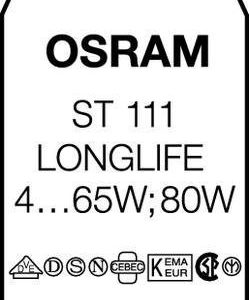 Sytytin ST111 4-80W 1200 kpl/pak