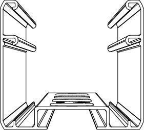 Valaisinripustuskisko Systemal Presto XYRV 106K