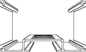 Valaisinripustuskisko Systemal Presto XYRV 108M