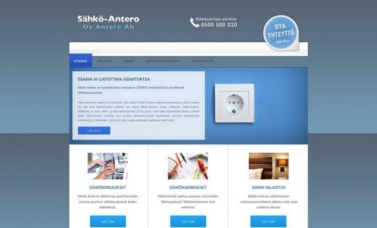 Sähkö-Antero / Oy Antero Ab